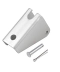 Justech 2-piece heavy-duty galvanized steel mounting brackets for 12V linear actuators, with pin and cotter pin