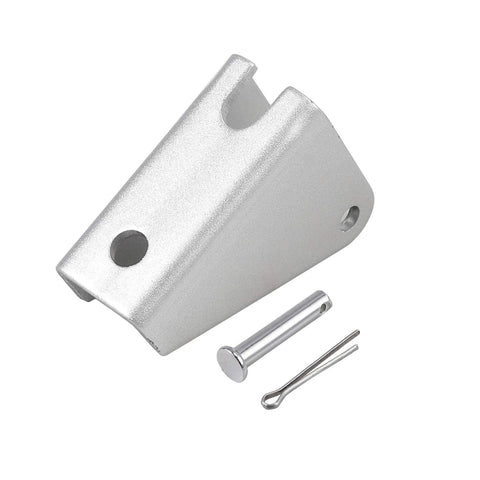 Justech 2-piece heavy-duty galvanized steel mounting brackets for 12V linear actuators, with pin and cotter pin