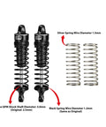 Aluminum Rear Shock Absorbers 74mm Set For Arrma 1 By 16 Mini Kraton 3S RC Cars Oil Filled Shocks Upgrade With Bleeder Screws