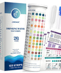 All In One Water Test Kit For Home Use With 20 Tests And 123 Strips, DIY Friendly Water Quality Checker For Tap And Well Water