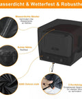 Waterproof Pizza Oven Cover for OO101 Wood Fired Outdoor Pizza Oven, Built Tough 600D Oxford material details and features