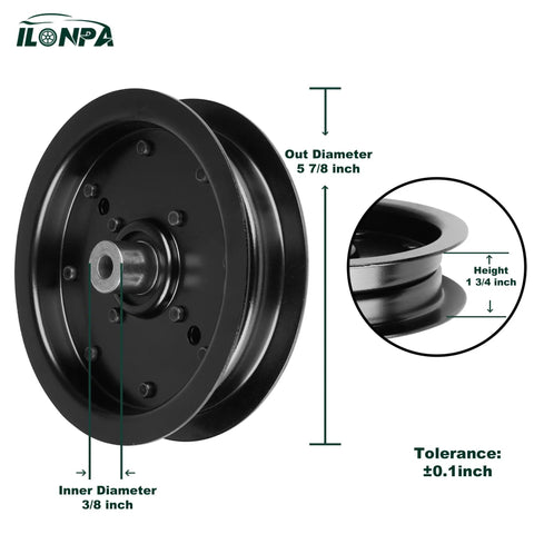 Heavy Duty Idler Pulley Replacement For Turf Cheetah Cub Wildcat Saber Tooth Velocity Lawn Tractors One Pack