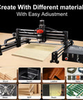 Upgraded 3 Axis CNC Router Milling Machine With Grbl Control For Wood Acrylic Aluminum Engraving And Cutting, Large 1000x1000x110mm Work Area