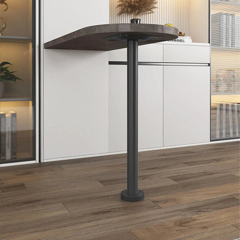 Sturdy Stainless Steel Breakfast Bar Support Leg For Coffee And Dining Tables Heavy Duty Metal Furniture Feet With Screws 6 Cm Diameter