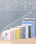 Bulk Pack 100 Count 10 By 13 Inch Frosted Zipper Plastic Bags For Clothing With Vent Holes in various sizes displayed