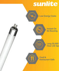 LED T5 Plug And Play Light Tube Three Foot 18 Watt 2100 Lumens Dual End Connection Mini G5 Bi Pin Base Electronic Ballast