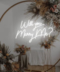 Will You Marry Me neon sign with floral decor, Marry Me Neon Sign Lights for Engagement Party and Wedding Decor Will You Marry Me LED Wall Sign for Proposals Get Engaged Bachelorette Party Bridal Shower Vow Celebration