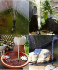 Solar Powered Fountain Kit For Bird Baths And Small Ponds No Wiring Easy Setup Outdoor Water Pump For Patio Gardens