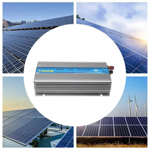 1000W Solar Micro Inverter Grid Tie With IP65 Rating And Pure Sine Wave Output, 110V Micro Inverter For 18V Panels Or 24V Batteries