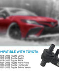 Coolant Water Control Valve Compatible With 2018 To 2023 Toyota Camry Avalon Rav4 And Lexus Es300h Es350 Replaces 1667125010 on white background.