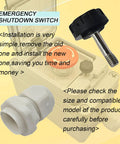 Heavy Duty Emergency Stop Button Box 660V 10A Machines Waterproof Outdoor IP67 Emergency Shutdown Switch Electronic Stop