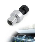 Close-up of Chevy GMC AC Pressure Sensor Switch Replacement For 2002 2021 Chevy And 2003 2020 GMC Vehicles DIY Friendly