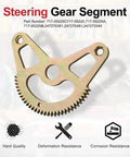 Heavy Duty 16 Inch Lawn Tractor Steering Gear Segment Direct Replacement For Cub Cadet XT1 XT2 Series And Troy Bilt CGT5426 Fitment 71705225 A B C 247273340 247270381 247270481 Easy Install gold steel steering gear segment