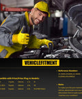 Mechanic inspecting vehicle for Toyota Sienna Power Steering Rack And Pinion Assembly Replacement For 2011 2012 V6 3.5L And 2013 2020 FWD
