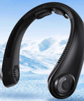 Wearable Neck Fan With Support And 5 Speeds Ultra Lightweight Personal Cooler Blows Cold Air Rechargeable USB C All Day Comfort