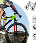 Cyclist using 20 Pack Throttle And Brake Cable Ends One Eighth Inch Crimp Clamp Clutch Lock End Caps Repair Kit Universal Fit