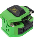 Pro Grade Workhorse Fiber Cleaver With 16 Cleaving Spots And Tungsten Steel Blade For 0.25mm And 0.9mm Fiber Cables, Green Optical Cutting Tool For Precise Clean Cuts And Slippage Resistant Performance, angled view