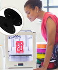 Super Slick Empty Cable Winder Reel 165mm Plastic Cord Organizer For Tangled Wire Storage Hand Wind Spool on table.