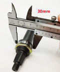 Measuring the axle of 2 Inch Cup Bike Conversion Bottom Bracket Set With 128mm Axle, Bicycle Bottom Cup Ball Bearing Kit