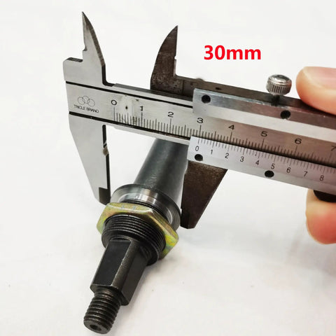 Measuring the axle of 2 Inch Cup Bike Conversion Bottom Bracket Set With 128mm Axle, Bicycle Bottom Cup Ball Bearing Kit