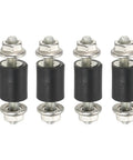 Motor Vibration Isolator Mounts Kit M3 8x10mm Rubber Isolators With Lock Nuts Four Pack 26mm Height Anti Vibration Damping Mounts For Motors Air Compressors And Engines Built To Last, four rubber mounts