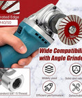 Three-Piece 1.57-Inch Diamond Saw Blade Set For Stone Cutting Wet And Dry Use Professional-Grade Durable Blades For Precise Multi-Function Masonry And DIY Projects on angle grinder