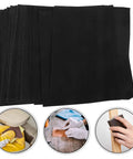 Get This Ultimate 20 Piece Wet Sanding Paper Assortment With Super Fine Grit Sheets For Smooth Results On Any DIY Or Pro Job Without Clogging, featuring black waterproof pads.