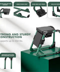 Foldable Garden Kneeler Seat With Adjustable Kneeling Pad And Soft Cushion on display, supports up to 350 lbs, ergonomic design.