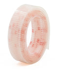 Dual Lock Reclosable Fastener SJ3560 Clear 1 Inch Wide By 4 Feet Long Cut To Length No Waste Heavy Duty Interlocking Strip visible