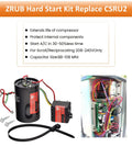 Hard Start Capacitor Kit For 3.5 To 5 Ton AC Units Replaces CSR U2 Compressor Saver Start Assist UL Certified