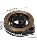 Universal Drill Press Quill Feed Return Coil Spring Set Plated Steel dimensions