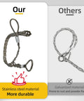Double Head Stainless Steel Cable Puller With Mesh Grip comparison to others, showing durability and rust resistance