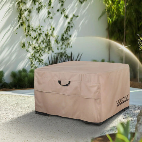 Square 44 Inch Patio Fire Pit Table Cover Waterproof Outdoor Shield Keeps Rain Snow Leaves And Bird Droppings Out