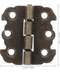 Vintage Mini Butterfly Hinges For Jewelry Boxes And Drawer Frames Zinc Alloy With A Slick 90 Degree Folding Design