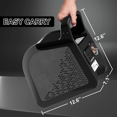 Easy carry High Velocity Blower Fan Air Mover For Floor Drying And Ventilation, 355 CFM Portable Utility Fan in black