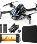 Beginner Friendly Foldable Camera Drone With 1080P Video For Indoor And Outdoor Fun Two Batteries One Key Start Altitude Hold