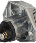 Heavy Duty Tractor Trailer Connector Socket For Power Tarp And Winch Systems Round Pin Truck Side Plug Die Cast Zinc Body, close-up view.