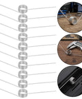 Stainless Steel Small V Shaped Torsion Springs Kit Set 10 Pcs High Torque Consistent Heavy Duty Hardware Replacement For Toolbox Locks And Home DIY Repairs, 10 springs