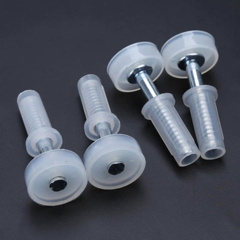 Heavy Duty 4 Pack Bi Fold Door Top Guide Wheel Hardware Kit For Smooth Sliding Closet System Replacement Parts, featuring durable wheels and metal rods.