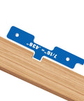 7/16" gauge block from Setup Block Height Gauge Set For Router Table And Table Saw Precision on wood for miter cuts