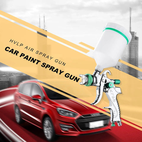 HVLP Gravity Feed Paint Sprayer Set With 3 Nozzles 1.4mm 1.7mm 2.0mm 600cc Cup Easy To Use Spray Gun Kit for Smooth Finishes