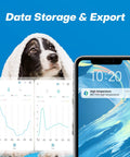 WiFi Thermometer and Humidity Sensor IBS TH3 Smart Temp Humidity Monitor With Remote Phone Access, 2.4GHz Wireless Control, No Gateway Needed, Easy App Setup for Home, Office, Garage, or Patio, phone app graphs