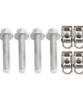 Heat Resistant Exhaust Manifold Fastener Kit With Beefed Up Heavy Duty U Nut And Bolt Set, Precision Machined Threads For Tight Anti Loosening Performance, Erosion And Anti Rust Coating For Auto Exhaust Manifold 1500, alloy steel bolts and U nuts