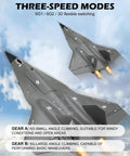 4 Channel RC Plane With 2.4GHz Radio For Beginners, Lightweight EPP Foam Jet With SR 72 Recon Look in flight with three-speed modes
