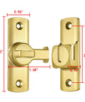 90 And 180 Degree Adjustable Barn Door Lock For Privacy And Security, Easy Install Sliding Door Latch Fits Barn Doors Cabinets