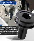 Beefy Wheel Knuckle Vacuum Oil Seal Installer Tool for Ford F-250 F-350 2005-2019 4x4 Front Axle with visible tool and application