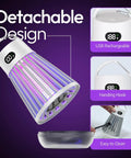 Zapper 2.0 3 Pack Portable Bug Zapper For Indoor And Outdoor Use with hanging hook and 1500V high voltage design