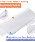 Heavy Duty Waterproof Canvas Repair Patches 9x11 Inch 3 Pack Self Adhesive Fabric Tape For Tents Boats And Patio That Sticks Like Glue Built To Last Black with fabric-specific adhesive backing.