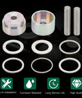 Heavy Duty Coin Ring Puncher Spacer Set Includes Six Precision Gauge Washers For Dead On Hole Sizing And No Sweat Do It Yourself Jewelry Making Projects, featuring gauge washers and tools.