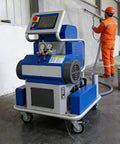 Compact Portable Spray Foam Machine For Polyurethane Insulation Projects Commercial Grade Equipment with gauges and controls.